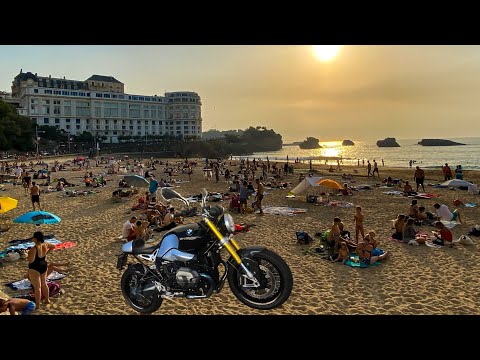 Motorradtour Pyrenäen 7.- 9. Tag Biarritz und Heimfahrt