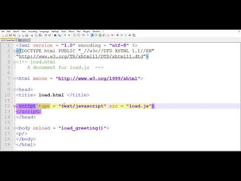 WEB PROGRAMMING TUTORIALS Handling events from body elements