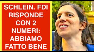 SCHLEIN. FDI RISPONDE ALLA CAPA CON DUE NUMERI: ABBIAMO FATTO BENE