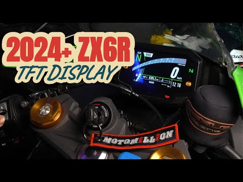 2024-2025 Ninja ZX6R TFT Display Walkthru and Tips
