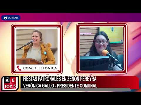 Fiestas Patronales en Zenón Pereyra - Presidente Comunal de Zenón Pereyra, Verónica Gallo