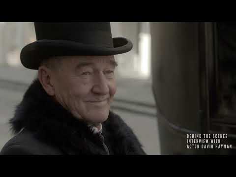 Thumbnail of the video: BTS interview with actor David Hayman