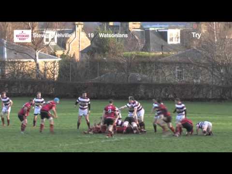 Stewart Melville's v Watsonians 19 12 2015 Highlights
