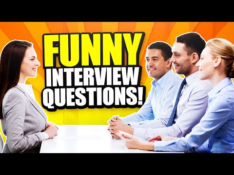 TOP 10 FUNNY, STRANGE, AND WEIRD INTERVIEW QUESTIONS! (& TOP-SCORING ANSWERS!)