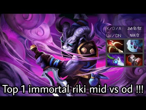 this is how pro player playing riki mid !!!