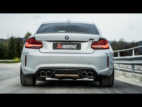 Akrapovic Slip-On + Linkpipe Titanium Exhaust For BMW M2 Competition (OPF Delete)