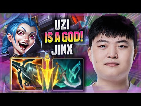 UZI IS A GOD WITH JINX! - BLG Uzi Plays Jinx ADC vs Caitlyn! | Season 2022