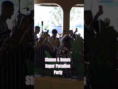 Stones & Bones at Super Paradise beach party #superparadise #mykonos