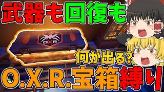 【フォートナイト】武器も回復もO.X.R.宝箱から手に入れたアイテム縛りに挑戦！ビクロイなるか！？【ゆっくり実況】