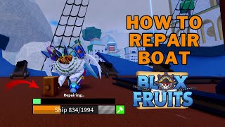 How To Repair a Boat in Blox Fruits | Shipwright Teacher Quest | How To Become Shipwright?