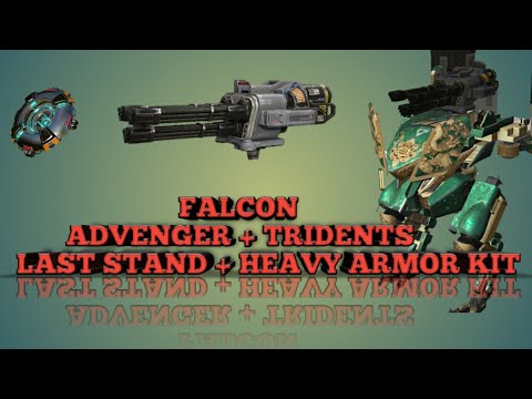 WAR ROBOTS - FALCON ADVENGER + TRIDENT WITH MK2 MODUN LAST STAND LV 6 + HEAVE ARMOR KIT 7%