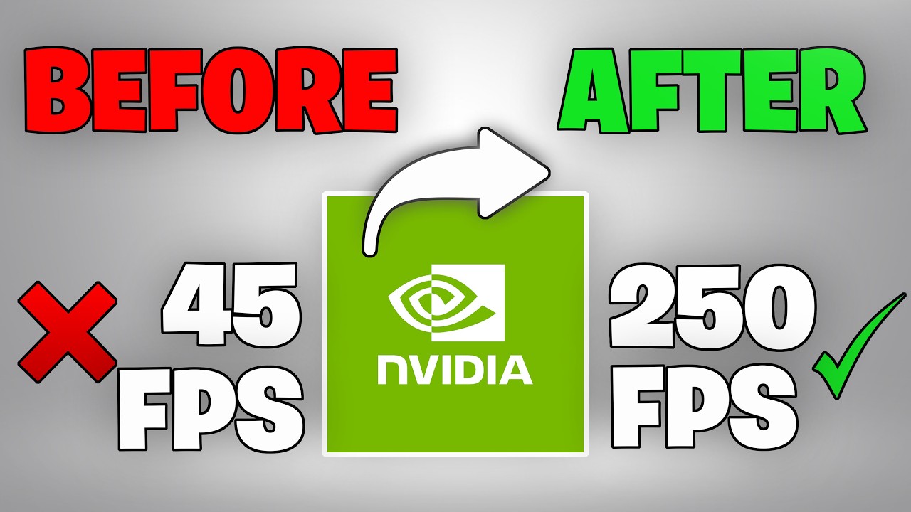 How To Fix NVIDIA FPS Drop & Performance Issues -  NEW