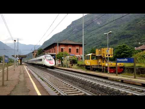ETR 610 SBB PAPERO TRANSITA IN DOPPIA A PREMOSELLO. 25 - 6 - 2016