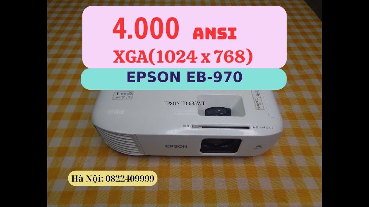 Máy chiếu cũ EPSON EB-970 giá rẻ (X4Z60100043)