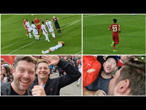 NUÑEZ RED CARD & LUIS DIAZ SCORES A SCREAMER! LIVERPOOL 1-1 CRYSTAL PALACE | MATCH VLOG