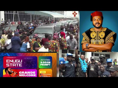 EVANG EBUKA OBI TOUCH DOWN TO ENUGU STATE FOR CRUSADE!!!