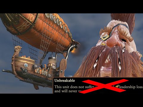The Only Thing that Breaks Gotrek's Unbreakable Leadership and Causes Fear in Total war Warhammer3