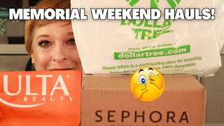 MEMORIAL WEEKEND HAULS | SEHPORA, ULTA, DOLLAR TREE & MORE!