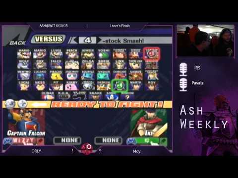 ORLY (Falcon) vs. Moy (Ike) - PM Loser's Semis ASH@WIT 7/10/15