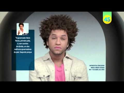 Comercial da campanha de Aécio Neves (Dilma elogia gestão de Aécio - 21/10/2014)