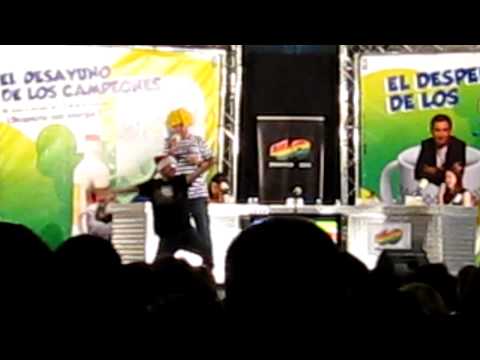 Daniel Diges con Jimmy Jump (Anda Ya en Vigo)