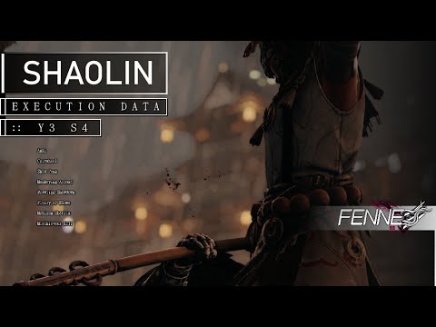 Execution Data - Shaolin | For Honor