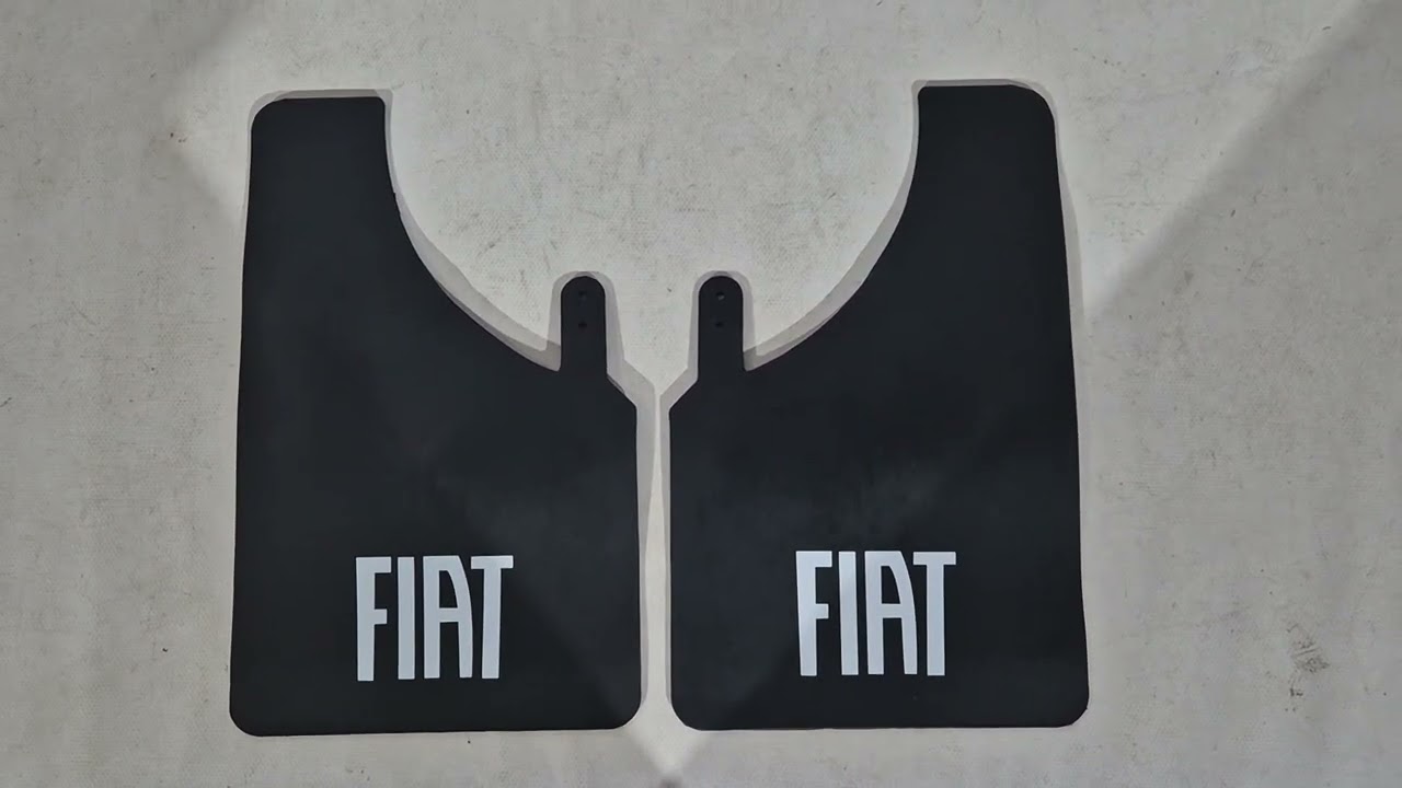 Fiat Универсальные брызговики Polytep (230*375, 2 шт) Video 1