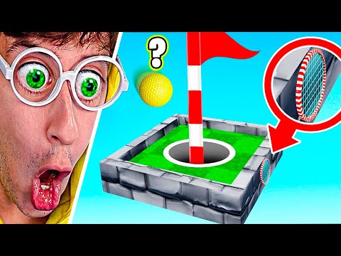 HOYO TROLL vs BROTHER 😂⛳! (very impossible) - GOLF IT #11 TEKENDO