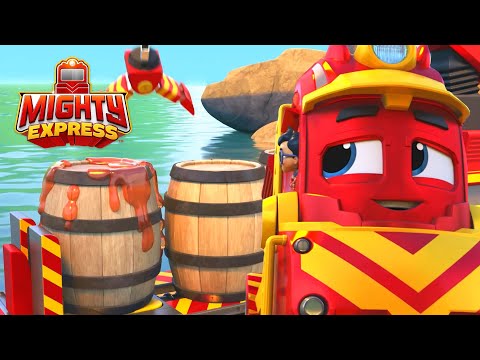 Freight Nate Saves the Pancake Party 🥞 | Mighty Express Clips | Cartoons for Kids