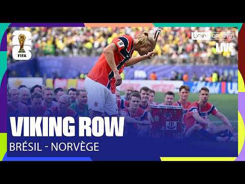 Les NORVÉGIENS font le VIKING ROW après la VICTOIRE face au BRÉSIL !