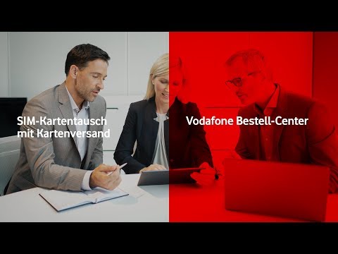 Vodafone Bestell-Center - SIM-Kartentausch mit Kartenversand  | #businesshilfe