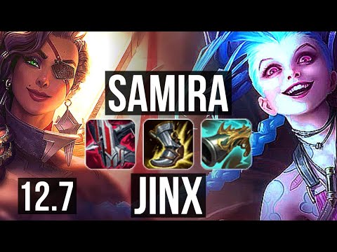 SAMIRA & Maokai vs JINX & Galio (ADC) | Rank 3 Samira, Quadra, Legendary | NA Challenger | 12.7