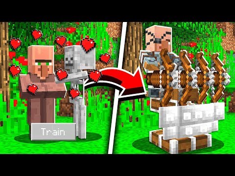 EYstreem - How to TRAIN VILLAGERS in Minecraft Tutorial! (Pocket Edition, Xbox, PC)