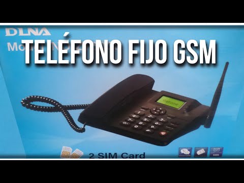 Unboxing Teléfono Rural Gsm Doble Sim Card Para Fincas Hogar