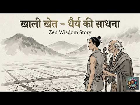 खाली खेत - धैर्य की साधना (Zen Wisdom Story) | AISTUDIO-STORIES video thumbnail