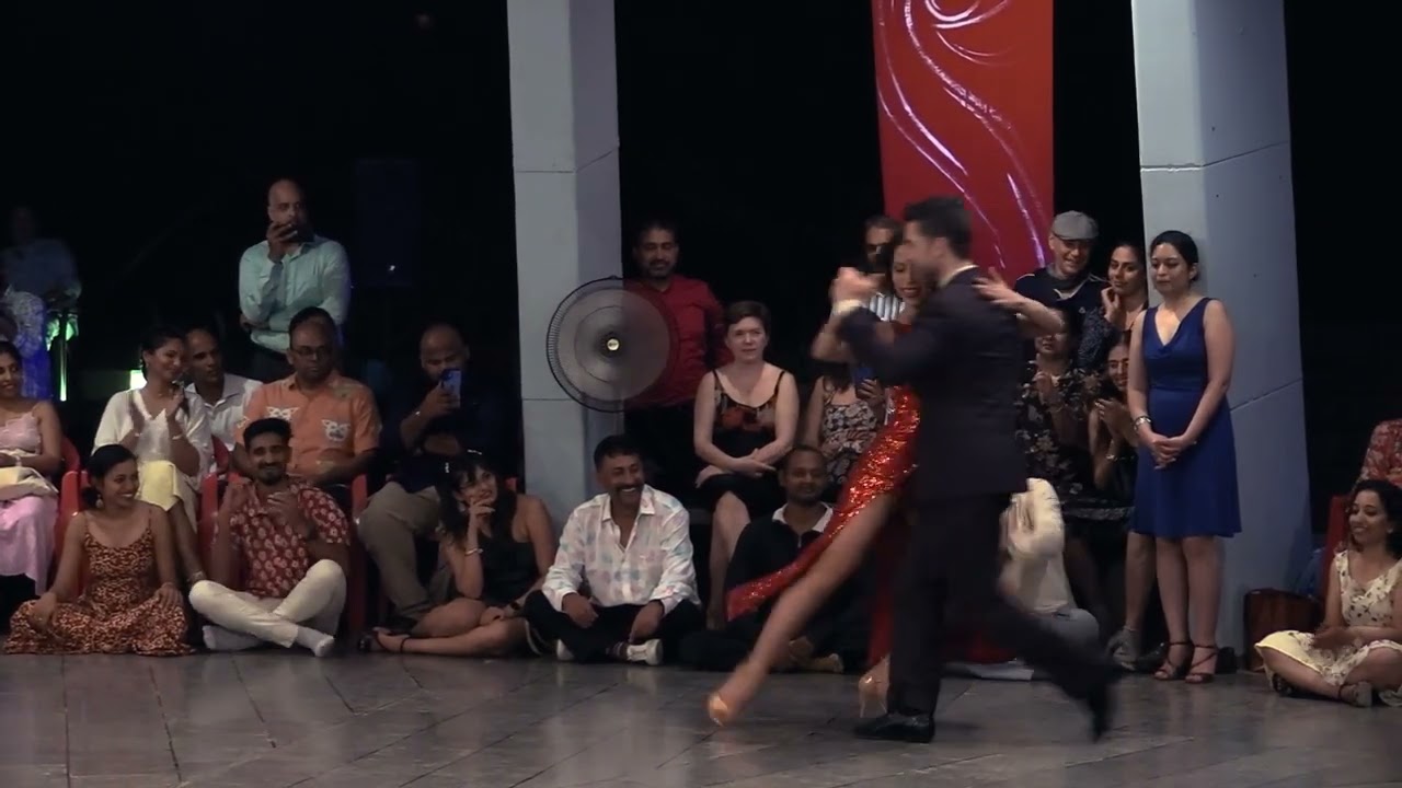 Marianna Koutandou & Vaggelis Hatzopoulos 3-1 @Sawchu - The 12th Auroville Tango Festival 2025 INDIA