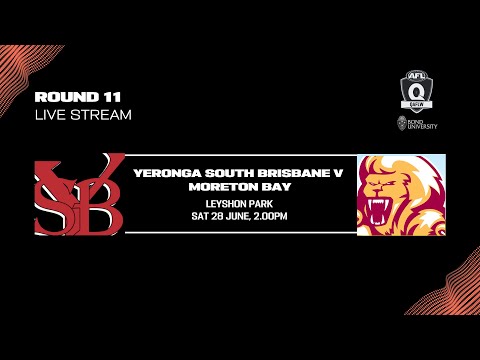 LIVE Bond University QAFLW ROUND 11 - Yeronga South Brisbane v Moreton Bay