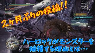 2か月ぶりの投稿！！ハーロックがモンスターを捕獲する理由！