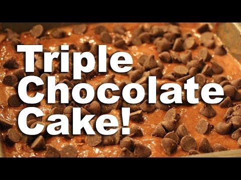 Triple Chocolate Cake Recipe - GardenFork