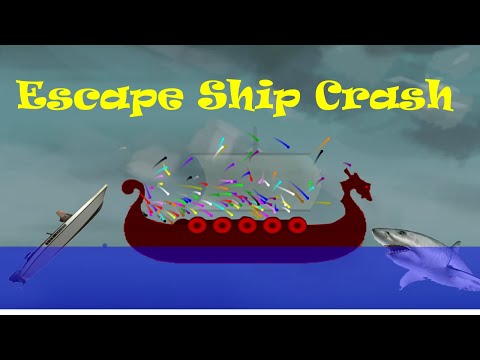 marble race :  Escape Ship Crash -  Survival Marble Race In Algodoo
