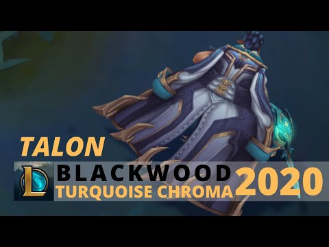 Blackwood Talon Turquoise Chroma 2020 - League Of Legends