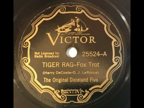 Original Dixieland Jazz Band ODJB "Tiger Rag" ELECTRIC (1936) Original Dixieland Five, Nick La Rocca