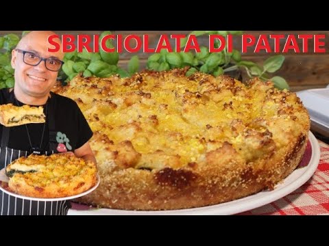 Sbriciolata di Patate 4 STAGIONI ricetta sbriciolata di patate #rapanello #sbriciolata