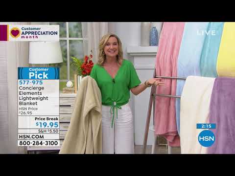 Concierge Collection Elements Lightweight Blanket