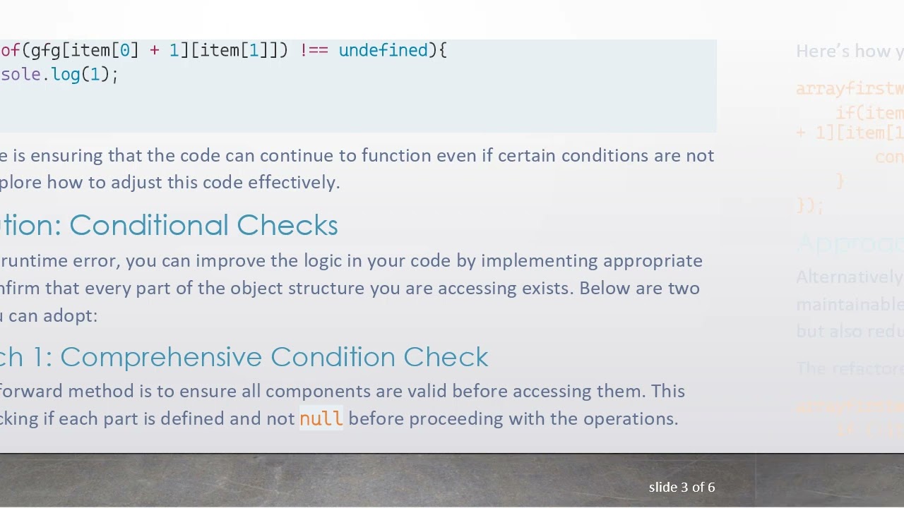 Resolving the Cannot read property of undefined Error in JavaScript