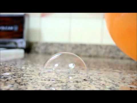 Video de fisica con burbujas.