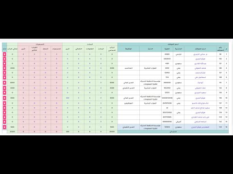 مسيرات الرواتب | نظام الموارد البشرية SmartPro ERP