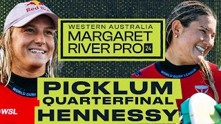 Molly Picklum vs Brisa Hennessy | Western Australia Margaret River Pro 2024 - Quarterfinals