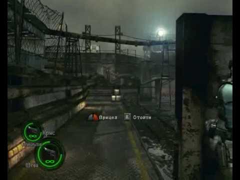 Resident Evil 5 Walkthrough 3-3 Part 1 Pro mode,No damage,M92F handgun only,No upgrade, A.I. only