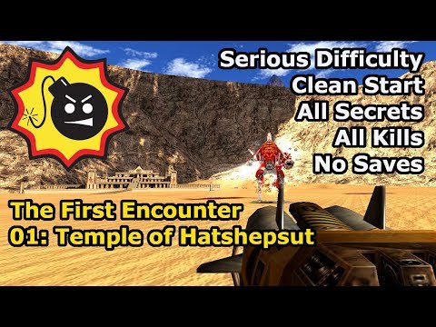 Serious Sam: The First Encounter - 01: Temple of Hatshepsut (Serious 100%)